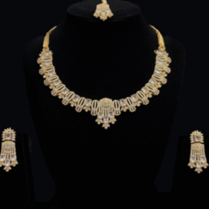 HOME artificial gold necklace set