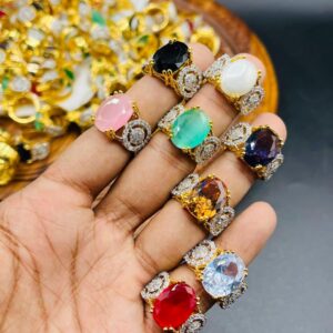 Luxury Gemstone Statement Rings – Sparkling Elegance